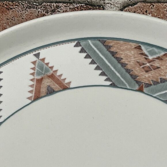 Mikasa Santa Fe Crudite Itaglio Ceramic Multi Southwest Replacement Plate Only - Picture 12 of 12